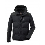 Killtec Winter-Steppjacke Kow 152 (abnehmbare Kapuze, wasser-windabweisend) schwarz Herren